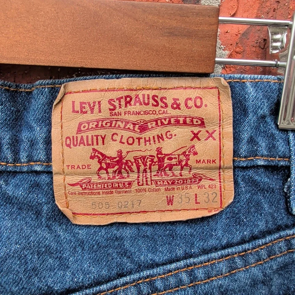 VTG 80's Levi's Red Tab 505-0217 Jeans Men's 33x30 Made In USA